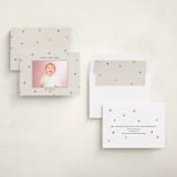 "Tiny Star Confetti" - Holiday Photo Mount Cards in Confetti by Kercia Jane - Assembled