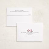 "Ribbonly Frame" - Holiday Photo Mount Cards in Holly Berry by Itsy Belle Studio - FREE Recipient Addressing