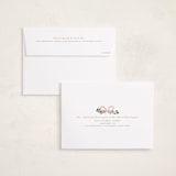 "Ribbonly Frame" - Holiday Photo Mount Cards in Blush by Itsy Belle Studio - FREE Recipient Addressing