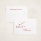 "Joyful Beauty" - Holiday Photo Mount Cards in Blush by Stacey Day - FREE Recipient Addressing