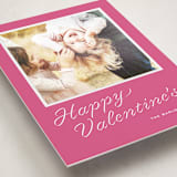 "cotillion" - Holiday Photo Mount Cards in Candy by Megan Davis - Premium Photo Paper Mounted on Card