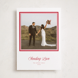 "Lauren" - Holiday Photo Mount Cards in Apple by Blustery August - Front