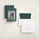 "Confetti" - Holiday Photo Mount Cards in Forest by Lori Wemple - Assembled