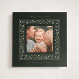 "Fairytale Border" - Holiday Photo Mount Cards in Pine by Erin L. Wilson - Front
