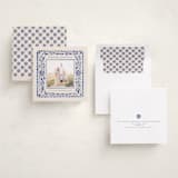 "Puebla" - Holiday Photo Mount Cards in Ocean by Meagan Christensen - Assembled