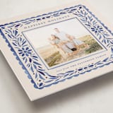 "Puebla" - Holiday Photo Mount Cards in Ocean by Meagan Christensen - Premium Photo Paper Mounted on Card