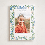 "Bella" - Holiday Photo Mount Cards in Juniper Berry by Sarah Knight - Front