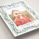 "Bella" - Holiday Photo Mount Cards in Juniper Berry by Sarah Knight - Premium Photo Paper Mounted on Card