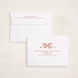 "Bella" - Holiday Photo Mount Cards in Cardinal by Sarah Knight - FREE Recipient Addressing