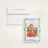 "Bella" - Holiday Photo Mount Cards in Juniper Berry by Sarah Knight - Card with Envelope