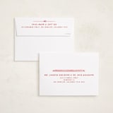 "Hand-drawn ribbon frame" - Holiday Photo Mount Cards in Stocking by Creo Study - FREE Recipient Addressing