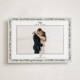 "Pine Vine" - Holiday Photo Mount Cards in Frost by Susan Moyal - Front