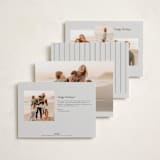 "Pine Vine" - Holiday Photo Mount Cards in Frost by Susan Moyal - Back of Card Options