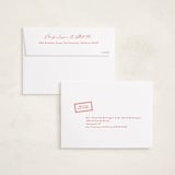 "Viva Stripe" - Holiday Photo Mount Cards in Peppermint by Olivia Raufman - FREE Recipient Addressing