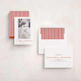 "merry" - Holiday Photo Mount Cards in Candy Cane by Benita Crandall - Assembled