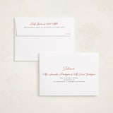 "merry" - Holiday Photo Mount Cards in Candy Cane by Benita Crandall - FREE Recipient Addressing