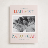 "Jolliest" - Holiday Photo Mount Cards in Gumdrop by Paper Raven Co. - Front