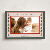 "Cozy Garland" - Holiday Photo Mount Cards in Wreath by Ashley Iwafuchi - Front