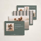 "Cozy Garland" - Holiday Photo Mount Cards in Wreath by Ashley Iwafuchi - Back of Card Options