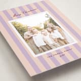 "Parma" - Holiday Photo Mount Cards in Sugar Plum by Megan Davis - Premium Photo Paper Mounted on Card