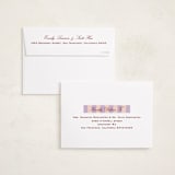 "Parma" - Holiday Photo Mount Cards in Sugar Plum by Megan Davis - FREE Recipient Addressing