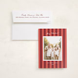 "Parma" - Holiday Photo Mount Cards in Stocking by Megan Davis - Card with Envelope