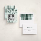 "Joyful Merry Bright" - Holiday Photo Mount Cards in Mint by AK Graphics - Assembled