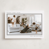 "Airy" - Holiday Photo Mount Cards in Snow Man by Adelyn T. - Front