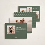 "Airy" - Holiday Photo Mount Cards in Snow Man by Adelyn T. - Back of Card Options