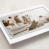 "Airy" - Holiday Photo Mount Cards in Snow Man by Adelyn T. - Premium Photo Paper Mounted on Card