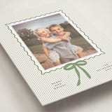 "Trendy classic" - Holiday Photo Mount Cards in Wreath by Creo Study - Premium Photo Paper Mounted on Card