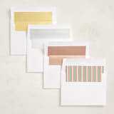 "Trendy classic" - Holiday Photo Mount Cards in Holly by Creo Study - Envelope Liner Options
