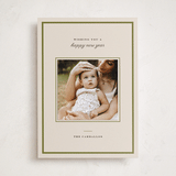 "Dorset" - Holiday Photo Mount Cards in Juniper by Amy Kross - Front