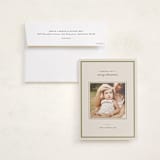 "Dorset" - Holiday Photo Mount Cards in Juniper by Amy Kross - Card with Envelope