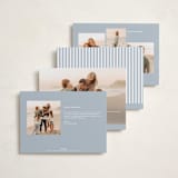"Devon" - Holiday Photo Mount Cards in Frost by Amy Kross - Back of Card Options