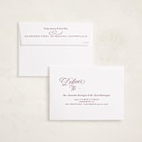 "Sugarplum" - Holiday Photo Mount Cards in Sugar Plum by Alston Foster - FREE Recipient Addressing
