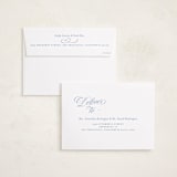 "Sugarplum" - Holiday Photo Mount Cards in Frost by Alston Foster - FREE Recipient Addressing