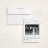 "Sugarplum" - Holiday Photo Mount Cards in Frost by Alston Foster - Card with Envelope