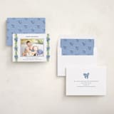 "Plaid bows" - Holiday Photo Mount Cards in Frosted by Sarah Knight - Assembled