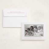 "Bedford" - Holiday Photo Mount Cards in Snow by Amy Kross - Card with Envelope