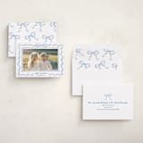 "Bowed & Bright" - Holiday Photo Mount Cards in Bluebell by Cass Loh - Assembled