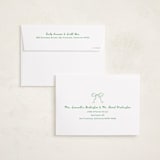 "Bowed & Bright" - Holiday Photo Mount Cards in Fern by Cass Loh - FREE Recipient Addressing