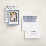 "Christmas maximalism" - Holiday Photo Mount Cards in Blue Jay by Creo Study - Assembled