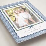 "Christmas maximalism" - Holiday Photo Mount Cards in Blue Jay by Creo Study - Premium Photo Paper Mounted on Card