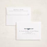 "Christmas maximalism" - Holiday Photo Mount Cards in Blue Jay by Creo Study - FREE Recipient Addressing