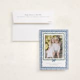 "Christmas maximalism" - Holiday Photo Mount Cards in Blue Jay by Creo Study - Card with Envelope