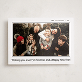 "Serenata" - Holiday Photo Mount Cards in Midnight by Pati Cascino - Front