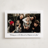 "Serenata" - Holiday Photo Mount Cards in Midnight by Pati Cascino - Front