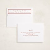 "Miro" - Holiday Photo Mount Cards in Clementine by Megan Davis - FREE Recipient Addressing