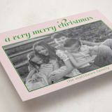 "Casual Fancy Christmas" - Holiday Photo Mount Cards in Mint by Anna Kasper - Premium Photo Paper Mounted on Card